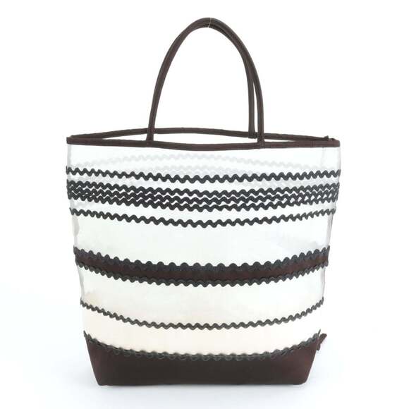 Miu Miu Miu Archive Tote Bag Shoulder Handbag Stripe Women's - Picture 3 of 11